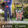 Electric Pressure Washer 4200 PSI 2.8 GPM Power Washer with 23ft Hose