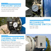 Submersible Shallow Well Pump 1.5HP with Pressure Tank for House 1340GPH