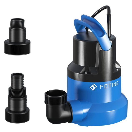 Submersible Sump Pump 1/2HP Electric Utility Water Pump Portable 1937GPH