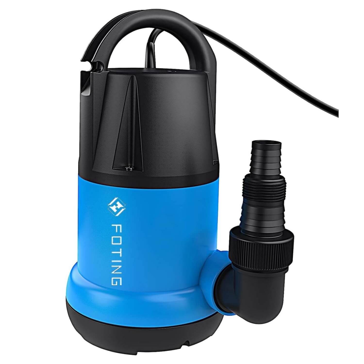 Submersible Sump Pump 1HP Drainage Pump Portable for Basement Pond 3960GPH